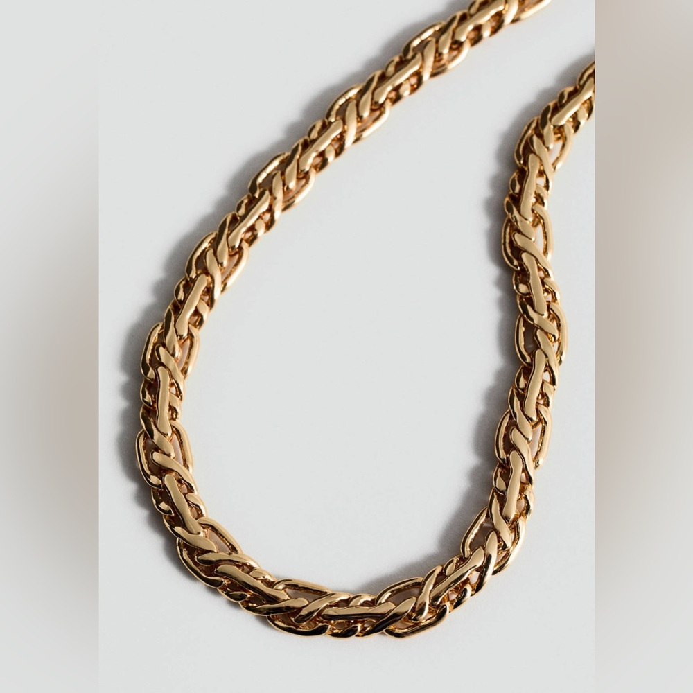 Mango MNG- gold chain link necklace - Picture 3 of 4